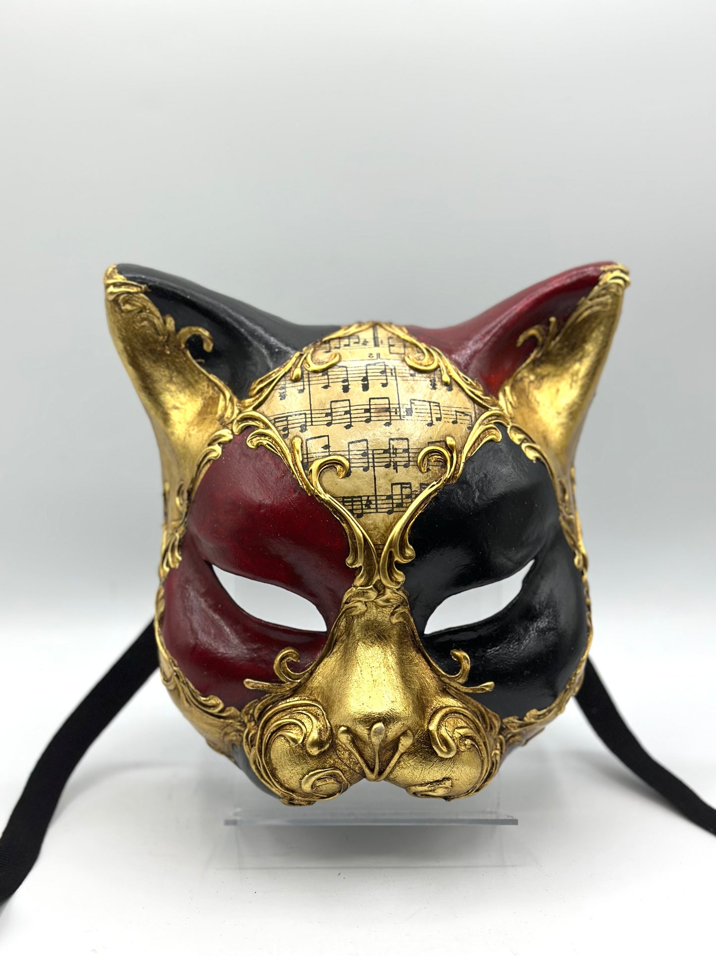 Venezianische Katzenmaske - Maskenmaske Katze