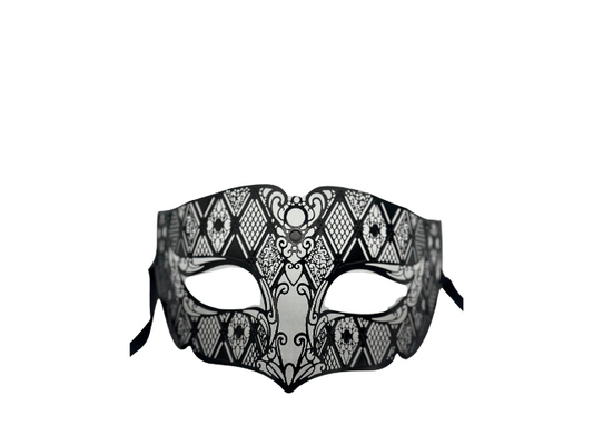 Masquerade mask for men - Metal mask The Knight - Halloween mask for men